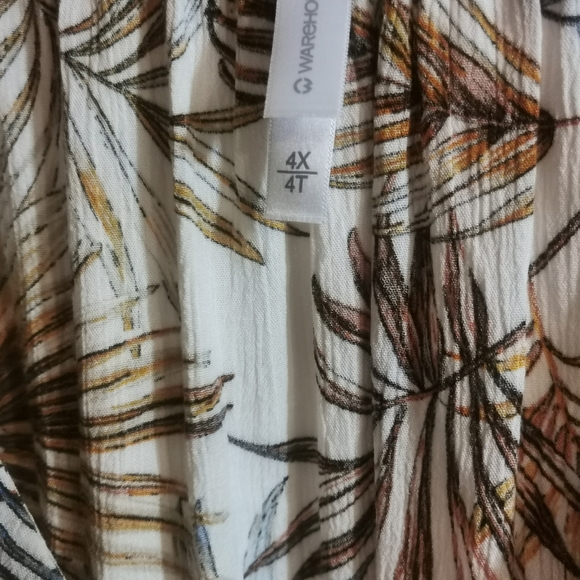 Warehouse 1 4xl palm tree button down - Picture 2 of 3